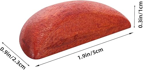 FELTECHELECTR 2pièces Tasses De Divination Taoïste Élégantes Outils Spirituels Bois Pour Décoration De Temple Et Pratiques De Divination De Portable Et Chic - Nail Gallerys