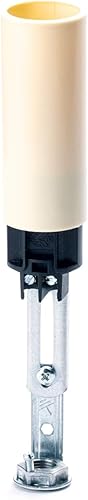 5x E14 manchon bougie L. 65mm ø26mm plastique crème beige pour bougeoir lustre - Nail Gallerys