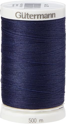 Gutermann Fil à Coudre en Polyester, 500 m, Bleu Marine (0310), 5,5 x 3 x 3 cm - Nail Gallerys