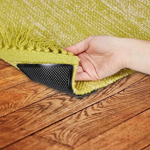 Relaxdays Antidérapant Tapis, Bandes autoadhésives, 24 pièces, pour carrelage, parquet, stratifié, Anti-Glisse, Noir - Nail Gallerys