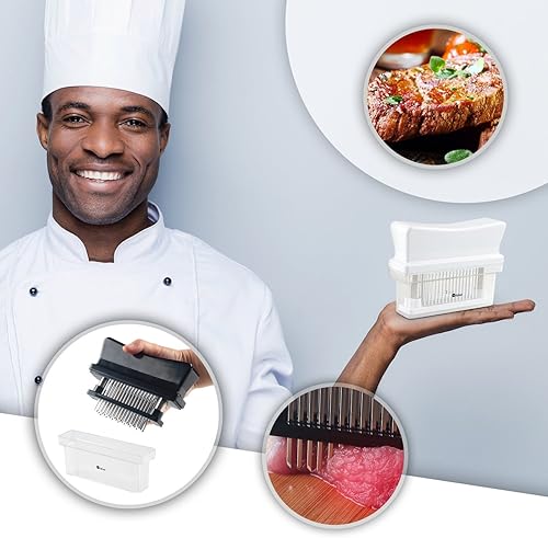 ORBLUE Attendrisseur de Viande Professionnel - Ustensiles de Cuisine Haute Qualité, Marteau Viande Efficace, Outil Essentiel pour Couteaux et Préparation de Viandes - Nail Gallerys