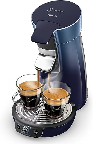 Philips HD6566/61 Machine à café à dosettes SENSEO Viva Café Duo Select Bleu Glacier - Nail Gallerys