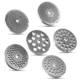 22 Type Acier Inox 3/4.5/6/8/10/12Mm Meuleuse Disque Hachoir À Viande Plaque De Machine Pièces - 12Mm - Nail Gallerys