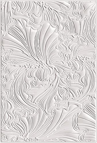 Pochette à gaufrer à impressions texturées 3D Floral Scrolls - Nail Gallerys