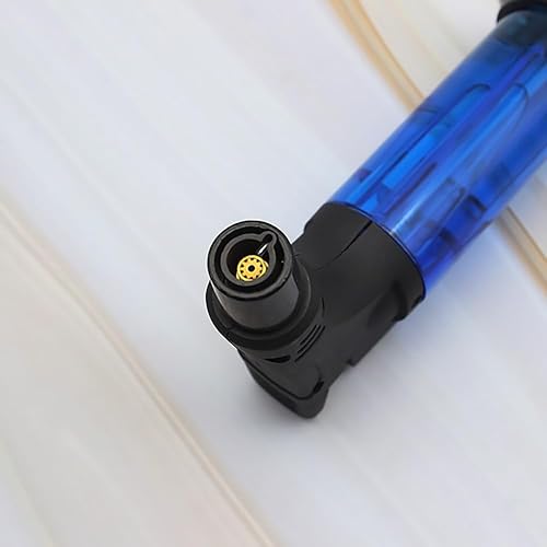 ulafbwur Chalumeau de poche transparent réservoir amovible cadeau d'anniversaire bleu - Nail Gallerys