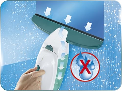 Leifheit 51147 Aspirateur à Vitres avec Manche Click et Lave-Vitres - Nail Gallerys