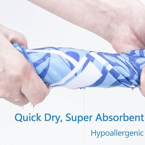 UOKIIYUA Serviette Photo personnalisée, Serviette de Plage personnalisée à séchage Rapide avec Votre Image et Texte, Serviette de Voyage en Microfibre Douce 70x140cm - Nail Gallerys