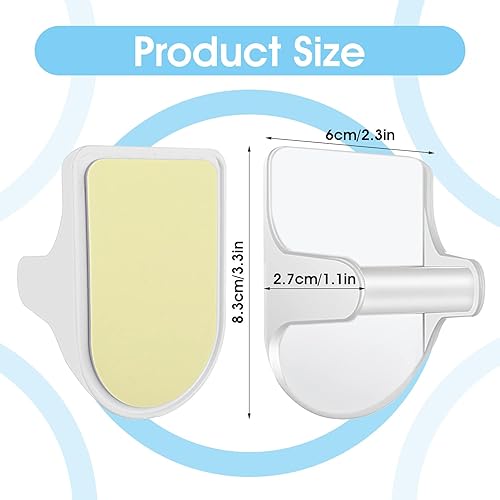 Prasacco Lot de 4 supports muraux pour flacon pulvérisateur - Crochets adhésifs pour flacon pulvérisateur - Support créatif pour bouteilles d'eau - Organiseur pour armoire de cuisine - Nail Gallerys