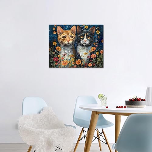 TISHIRON Peinture par numéros, fleurs adultes peinture par numéros, bouquet de fleurs vintage, peinture par numéro, kit pour adultes, enfants, étudiants, débutants, peinture à l'huile, décoration - Nail Gallerys