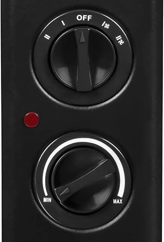 VONROC Convecteur 2000w Électrique Noir - Chauffe Jusqu'à 24m2, Ventilateur Turbo - 3 Positions de Chauffage, Thermostat Réglable, Protection Contre La Surchauffe - Convecteur 2000w Silencieux - Nail Gallerys