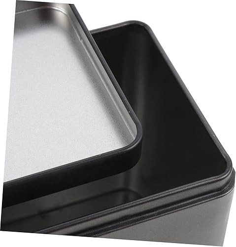 Didiseaon pot de stockage scellé boîtes avec couvercles boîtes en fer avec couvercles candy coffret de the boite de the organisateur de thé en vrac bidons étanches à l'air le fer Black - Nail Gallerys