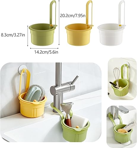 Passoire Évier Suspendue 2025 - Autonettoyante, Vidange Rapide, Maille Fine - Filtre Déchets & Légumes pour Robinet de Cuisine - Nail Gallerys