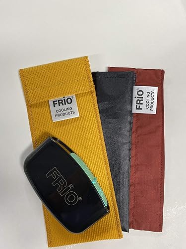 FRIO Sac isotherme pour 1 stylo, avec poche intérieure en nylon et MySharps pour aiguilles usagées, Terra Cotta, 6½ X 18 CM - Nail Gallerys