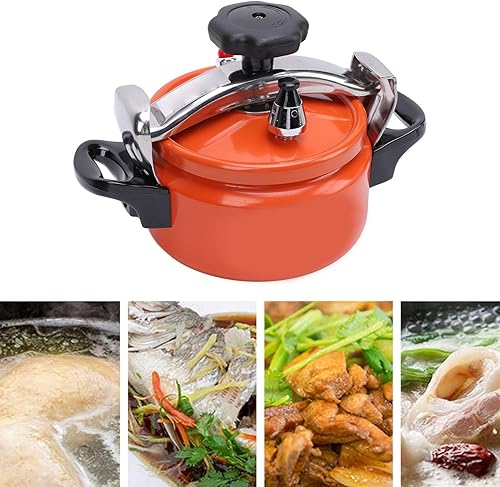 Cuideur Sous Pression, Autocuiseur en Alliage en Alliage en Aluminium à Double Fond à Grande capacité avec une Excellente Résistance à Haute Température pour le Poêle à Gaz, (2L) - Nail Gallerys