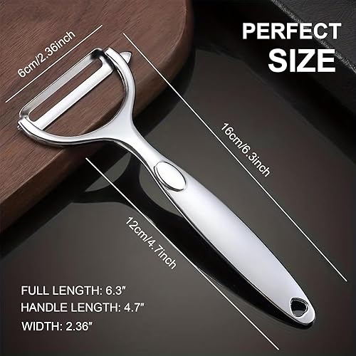 CTENG Éplucheur avec lame tranchante en acier inoxydable antirouille, éplucheur de pommes de terre, éplucheur de légumes facile à éplucher, éplucheur d'asperges, éplucheur de cuisine, potapeeler - Nail Gallerys