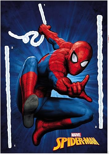 Komar - Sticker mural Spider-Man - Dimensions : 50 x 70 cm - Pour chambre d'enfant - Nail Gallerys