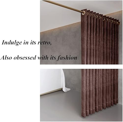 Artiz Cabine D'essayage Boutique De Mariage, Magasin De Vêtements Salle D'essayage Piste en L Rideaux en Velours De Coton Et Lin Utilisé pour Les Robes De Mariée Et Les Vestibules - Nail Gallerys