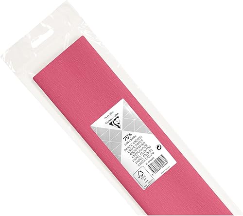 Papier crépon Rose 2,50 m x 0,50 m - Nail Gallerys