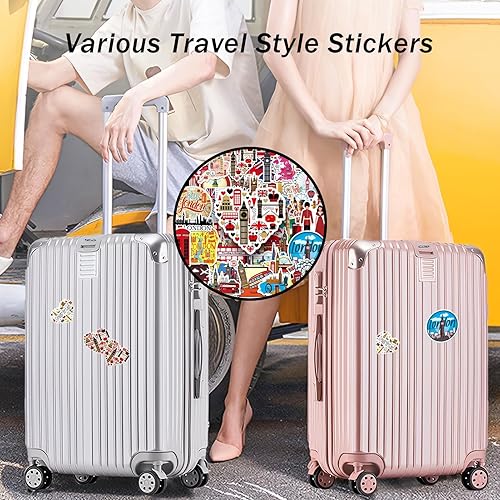 Stickers, 50 Pièces Stickers Kindle avec Monuments Britanniques et Symboles Culturels pour Valise Meubles Voyage Idéal pour Amateurs de Voyage Enfants Décoration et Projets Créatifs DIY - Nail Gallerys