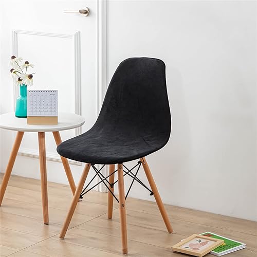 FANSU Housse de Chaise Scandinave Extensible Velours Luxe Housse de Chaise de Salle à Manger Lavable Couverture de Chaise Incurvée Recouvre Chaise pour Maison Cuisine (Vin Rouge,1 pièce) - Nail Gallerys