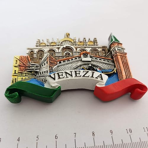 Venise Italie Aimant de réfrigérateur 3D fait à la main Décoration de maison et de cuisine Venise Réfrigérateur - Nail Gallerys
