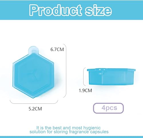 IKOPFLN 2 Pièces Boîte de rangement pour capsules aromatiques Air-Up - Toutes les variétés - Pour capsules aromatiques - Stockage sûr des boîtes aromatiques - Violet,Bleu - Nail Gallerys