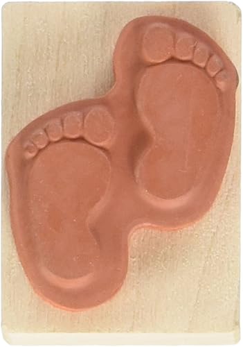 Artemio ARTHB566 Tampon B 2 Pieds Bois Multicolore 2,6 x 2,5 x 3,6 cm - Nail Gallerys