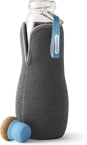 BLACK + BLUM Gourde en Verre Borosilicate/liège. - Nail Gallerys