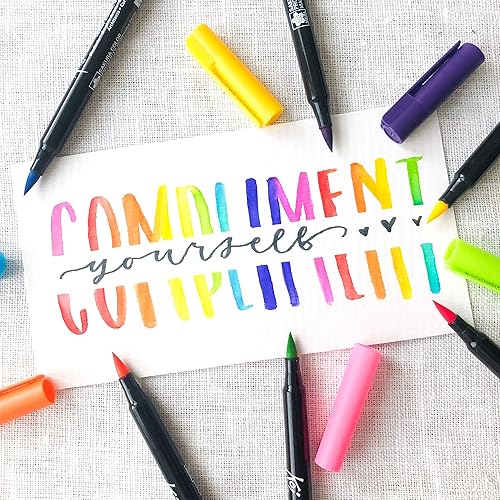 Sakura XBR-24SA 24-Piece Koi Assorted Coloring Brush Pen Set by Sakura - Nail Gallerys