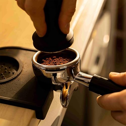 Coussin de Poudre de Café, Tamper Café Expresso, Tapis de Bourrage de Café en Silicone, Tampon Presse Poudre Café, Tapis Tassage Espresso Silicone Antidérapant, Tampon Presse Poudre Café - Nail Gallerys