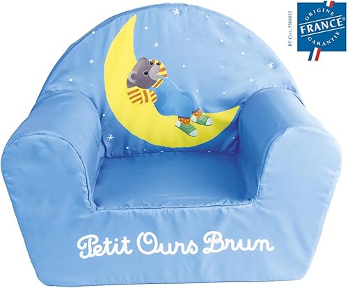 FUN HOUSE 712583 PETIT OURS BRUN Fauteuil Club Origine France Garantie pour enfant L.52 x P.33 x H.42 cm - Nail Gallerys