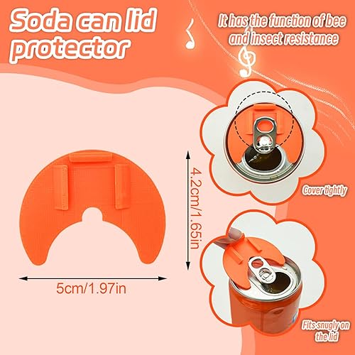 Soda Can Lids, Beverage Can Lids, Dustproof Sealers, Prevent Spills, Reusable Protector for Juice, Soda, Beer, Camping, Picnic, Outdoor Activities, 1.97x1.65x0.31 Inches - Nail Gallerys
