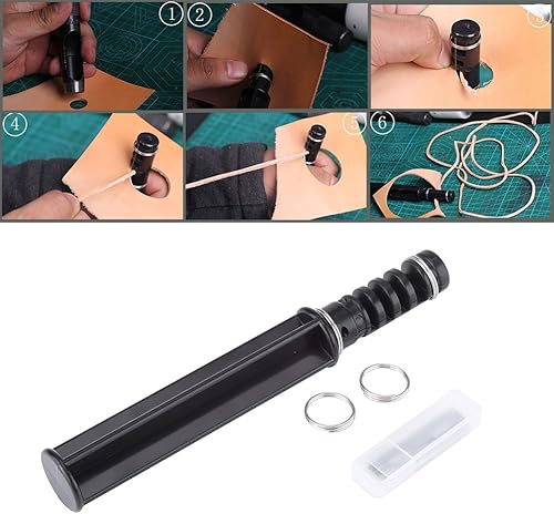 XiangXin Dentelle en Cuir, Coupe de Cuir, Bricolage, Bande de Cuir pivotante, Outils d'artisanat avec 3 Lames pour Outil de Coupe de Coupe en Cuir Bricolage - Nail Gallerys