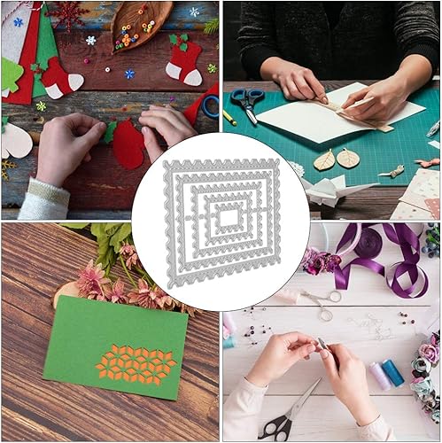 Haosie Matrice de Decoupe Scrapbooking, 1pcs Carbon Steel Dies Scrapbooking, Artisanat de DéCoupe Die Timbre, Diy Scrapbooking Album Craft Decoration - Nail Gallerys