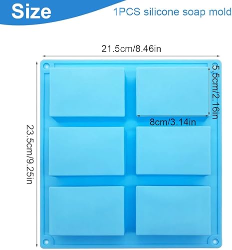 PHCOZY 1 Pcs Moule Savon Moule à Savon,Rose Bleu Violet Moule Savon Silicone DIY Moule a Savon Moule Silicone Savon Appliquer à Desserts Pains Délicats Savons Glaçons - Nail Gallerys