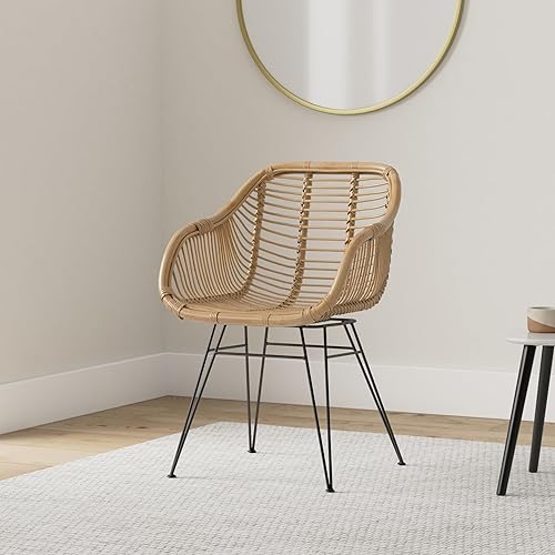 Atmosphera - Fauteuil Koeta - métal & rotin - Nail Gallerys