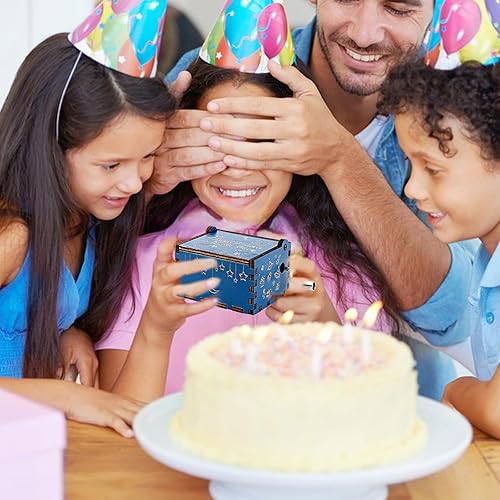 HJZHII Boîte à Musique à manivelle pour Adultes, Cadeau d'anniversaire, Mini boîte à Musique en Bois colorée, Style Vintage gravé, à manivelle, Cadeau d'anniversaire (Little Star) - Nail Gallerys