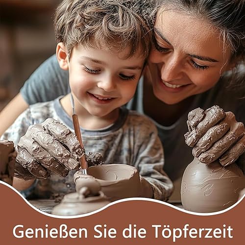 Telituny Outil de modelage en Argile, 6 pièces Ensemble de Sculpture en Argile Sculpture sur Cire Outils de poterie modélisation polymère pour L'artisanat De Sculpture De Bricolage - Nail Gallerys