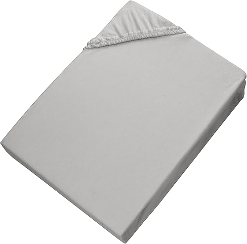 Esprit Drap Housse 160 x 200 Coton Anthracite - Drap-Housse 140x190 Bonnet 30 - Housse de Couette 140x200 pour Matelas jusqu'à 30cm - certifié Oeko-Tex - Linge de Lit pour Maison - Confortable - Nail Gallerys