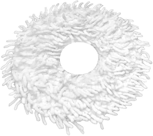 NOVAGO compatible avec aspirateur robot Dreame W10/Vacuum W10/W10 Pro - Pack 4 serpillères et 2 Support chiffons serpillères en laine et microfibres lavables et résistantes longue durée - Nail Gallerys