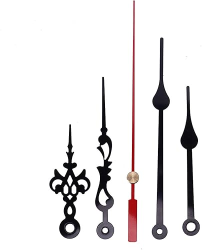 Dcaknri Mécanisme de mouvement d'horloge à tige longue avec 2 paires d'aiguilles - Nail Gallerys