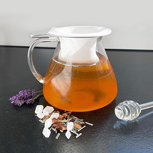 Westmark Filet/Filtre à Thé, Pour 4 Tasses de Thé, Teatime, ø 9 cm, en Coton, 15312230 - Nail Gallerys