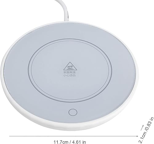 Chauffe Tasse de Café, USB Coaster Warmer Chauffe-Tasse Électrique Réchauffeur de Tasse Pad de Café, Plaque Chauffante Dessous de Verres pour Bar Bureau Maison - Nail Gallerys