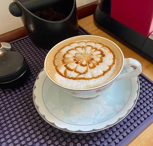 YBK Tech Ensemble tasse et soucoupe style européen en porcelaine anglaise pour thé, café, maison, cuisine, mariage - Motif rose et robe (style I) - Nail Gallerys