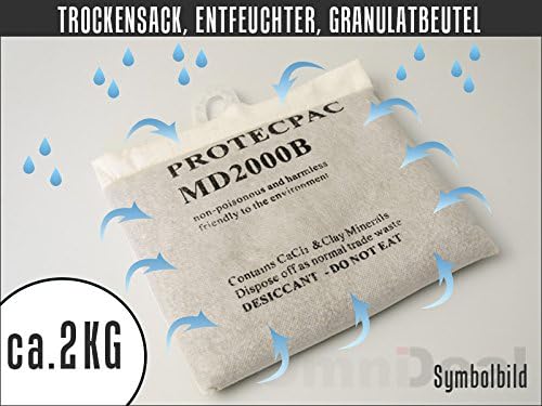 EYEPOWER Sac Déshumidificateur 2Kg réutilisable - Sachet en chlorure de Calcium inodore - Anti moisissure - Nail Gallerys