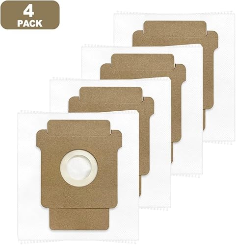 Lot de 4 sacs à poussière de rechange de grande capacité pour aspirateurs Roomba 105 Vac/105 Combo/Plus 405 505 Combo/2 Essential Y051060 Y051260 Y051240 - Nail Gallerys