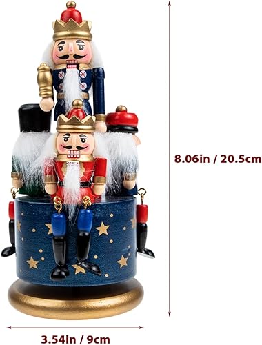 Cabilock Boîte à Musique Rotative De Noël Décoration De Bureau Élégante Accessoire Artistique Fiable pour Ambiance Festive - Nail Gallerys