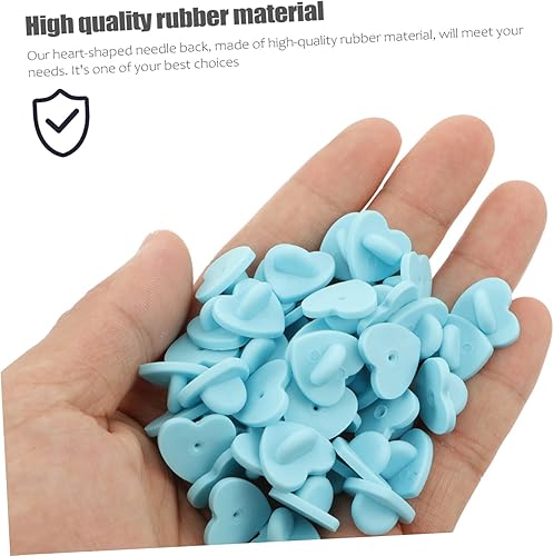 HAWILLOSCH D'épingles Multifonctions Broches en Forme De Cœur Capuchons en Caoutchouc - Nail Gallerys