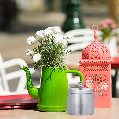 Relaxdays Cendrier avec Couvercle, Acier Inoxydable, HD : 9 x 7,5 cm, extérieur (Jardin et Balcon) et intérieur, argenté - Nail Gallerys