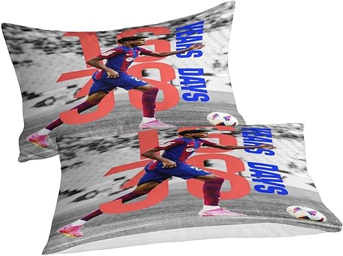 tanzhenning Lames de Yamal Housse De Couette 3D Impression Parure De Lit Enfant Housse De Couette Et Taie d'oreiller Literie Enfant Garçon Fille Housses De Couettes Single（140x200cm） - Nail Gallerys